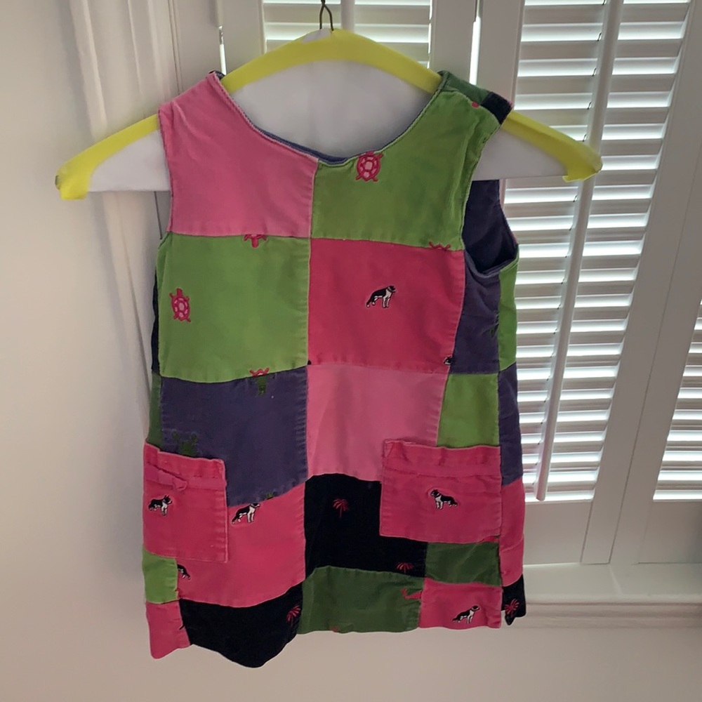 Lilly Pulitzer White Label Embroidered Patch Work